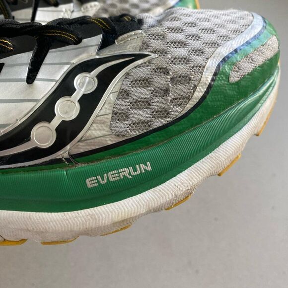 Saucony Special Edition Boston Triumph ISO 2 Green Running Shoes, Size 10.5 - Picture 7 of 11